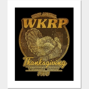 Thanksgiving Turkey Drop Posters and Art